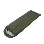 Color: ArmyGreen - Outdoor Camping Adult Sleeping Bag Portable Light Waterproof Travel Hiking Sleeping Bag With Cap