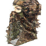 Hunting Camping Hiking Cycling Tactical Camouflage Military Fan Headgear Sets of Collar Hat Face Ma