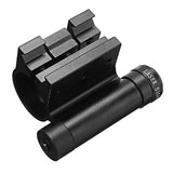 Red Laser Dot Sight Scope 20mm Picatinny Rail with 25mm Flashlight Ring Mount Clamp Holder