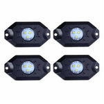 Waterproof Wireless bluetooth Music LED RGB Off-road Rock Light Accent Car SUV Truck Rc Parts