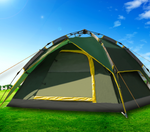 Color: ArmyGreen, Style: Hydraulic automatic - Tent Available For 3-4 People