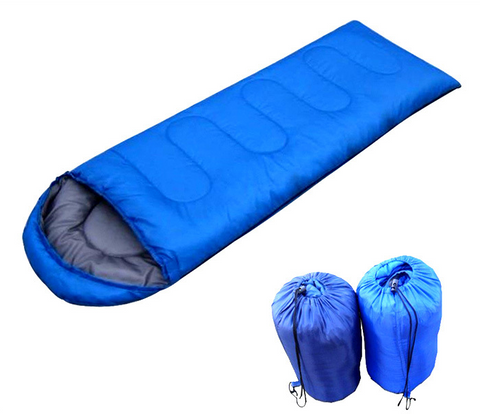 Color: ArmyGreen - Outdoor Camping Adult Sleeping Bag Portable Light Waterproof Travel Hiking Sleeping Bag With Cap