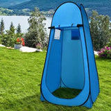 Pop Up Camping Shower Toilet Changing Room Tent-Blue