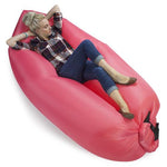 Inflatable Camping Couch, Salmon