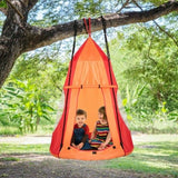 Kids Hanging Chair Swing Tent Set-Orange